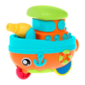 Игрушка каталка инерционная Кораблик Жирафики 939944 1
